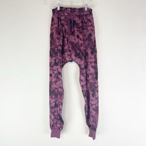 Out From Under Hansel Harem Jogger Pant Tie Dye Boho Hippie Drop Crotch Lounge S